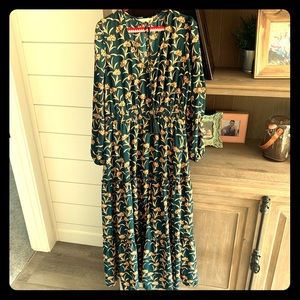 Long green dress medium
